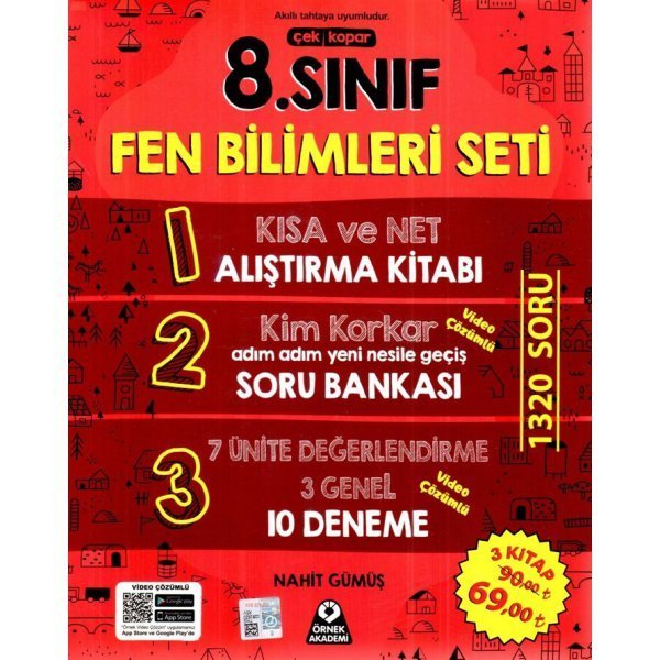 Örnek Akademi 8.Sınıf Fen Bilimleri Seti