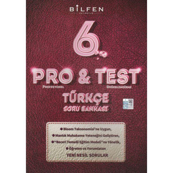 Bilfen 6. Sınıf Pro&Test Türkçe Soru Bankası