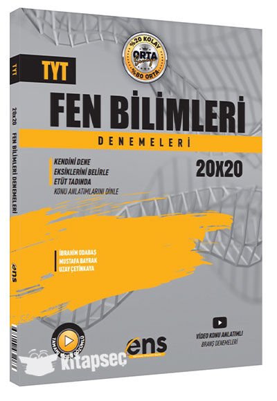 ENS DESTEK TYT DENEME 20 Lİ FEN BİLİMLERİ-23-24