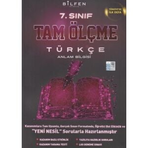Bilfen 8. Sınıf Türkçe Tam Ölçme Yeni