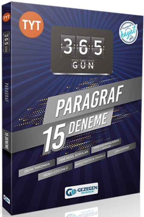 GEZEGEN TYT 365 GÜN PARAGRAF BRANŞ DENEME (YENİ)