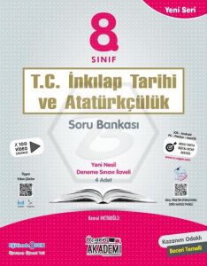 ÜÇGEN 8.SINIF YENİ SERİ T.C. İNKILAP TARİHİ VE ATATÜRKÇÜLÜK - SORU BANKASI + 4 DENEME SINA